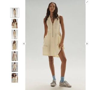 Anthropologie Daily Practice Trek Utility Mini Dress